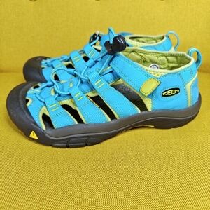 Keen Newport H2 Big Kid Slip-On Bungee Cord Blue Ocean Outdoor  Sandals Size 5